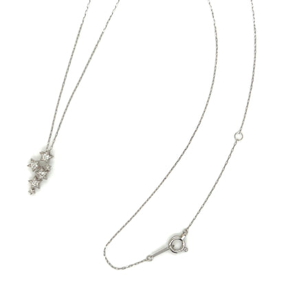 Dangle Star Necklace 0.1ct