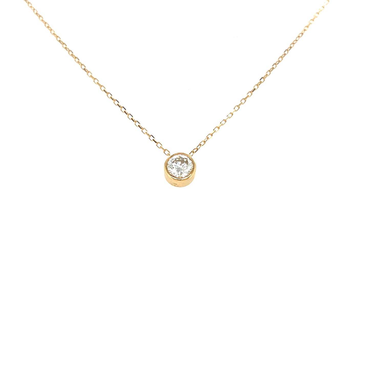 HC Bezel Necklace 0.4ct