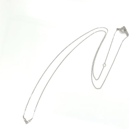 V shape Necklace 0.04ct
