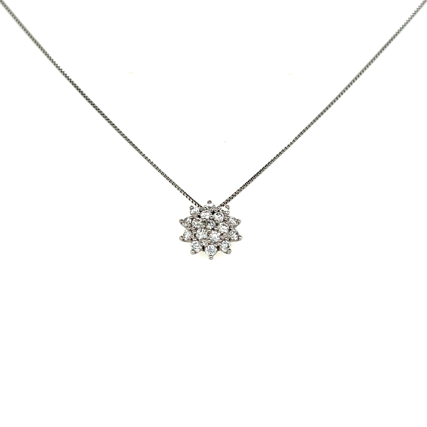 Sunflower Necklace 0.3ct