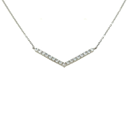 HC V shape Necklace 0.5ct
