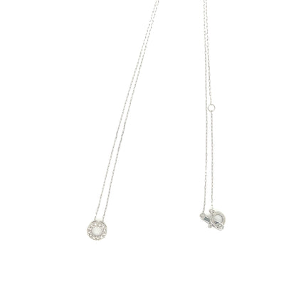 Hollow Round Necklace 0.08ct