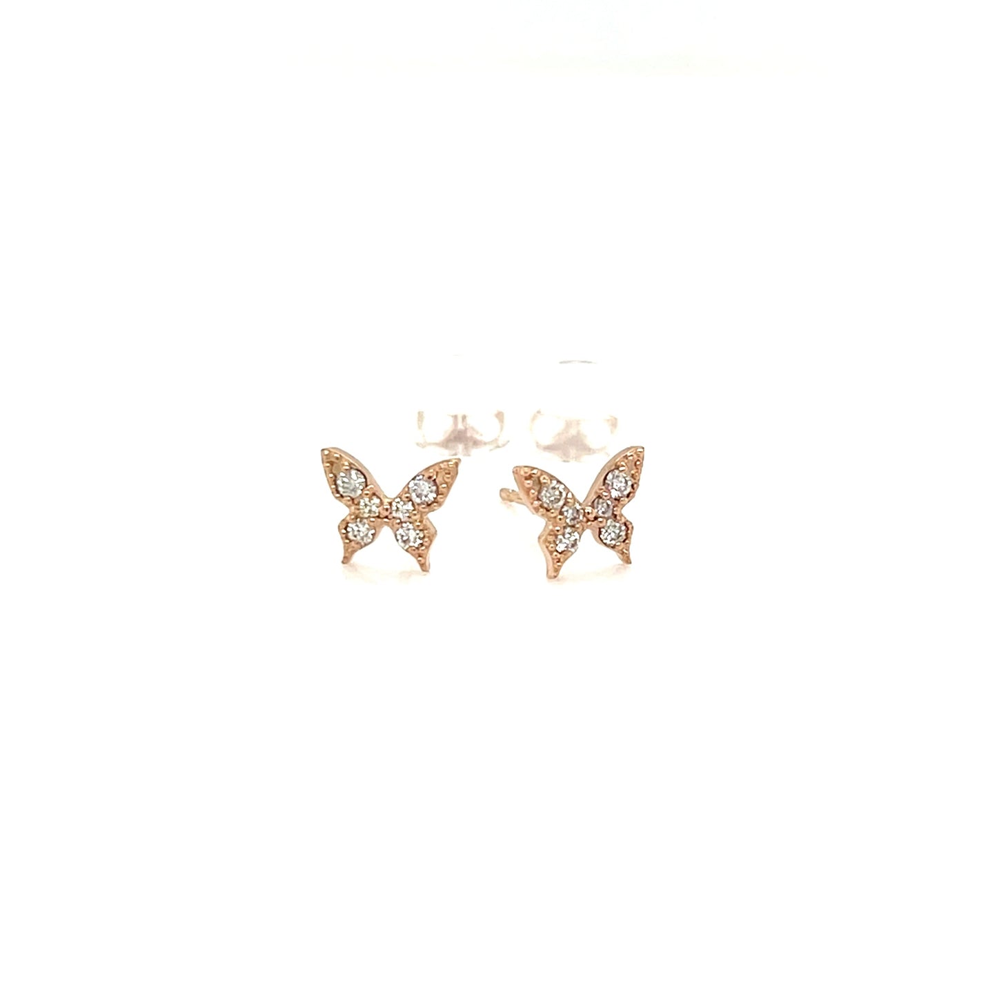 Butterfly Earrings 0.1ct