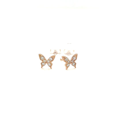 Butterfly Earrings 0.1ct