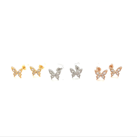 Butterfly Earrings 0.1ct