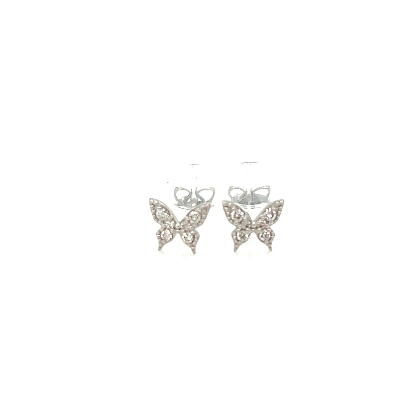 Butterfly Earrings 0.1ct
