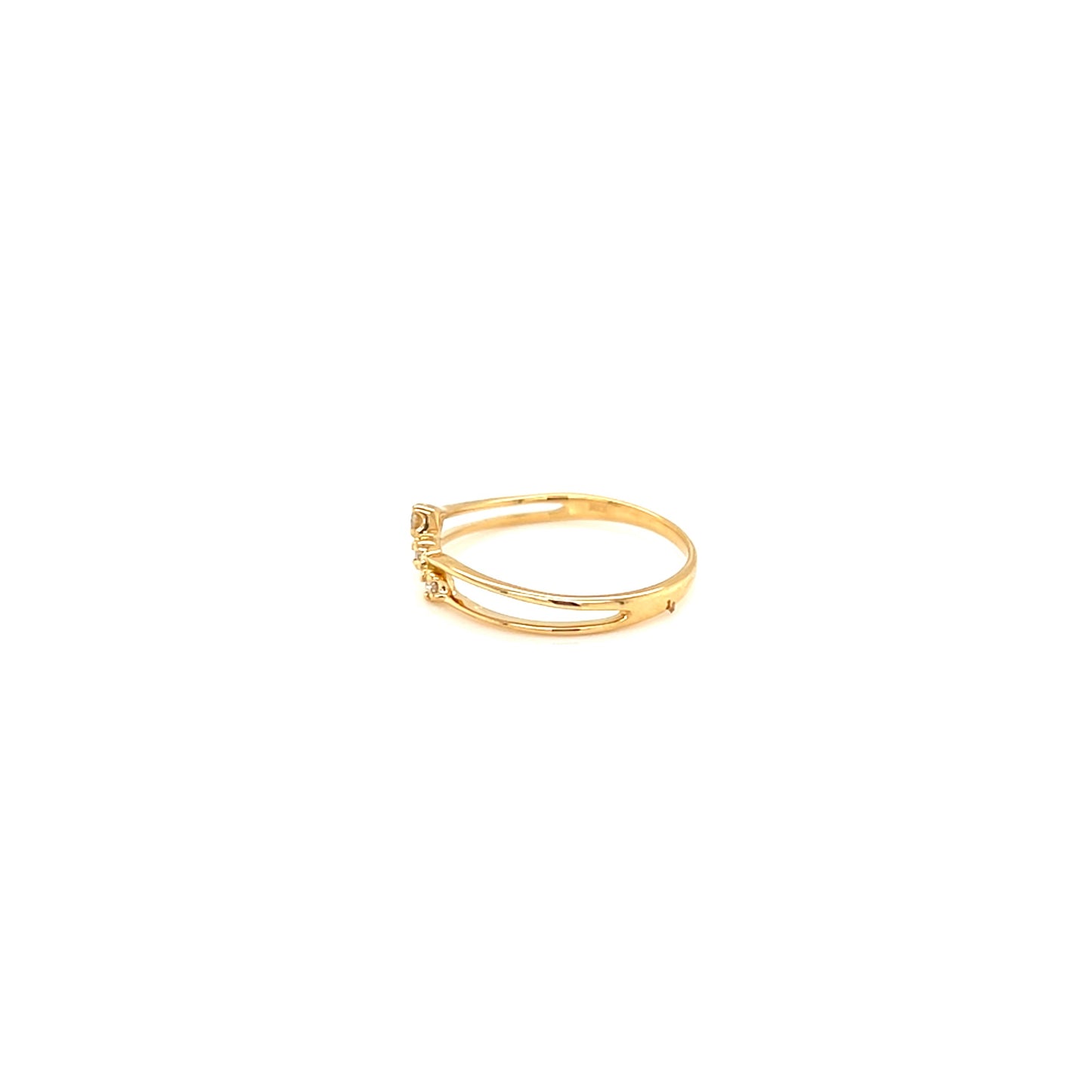 Fine 3 Dia Ring 0.04ct