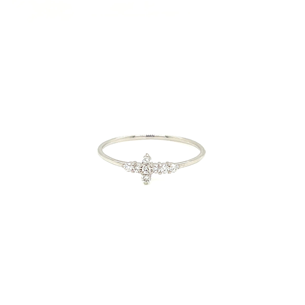 Cross Ring 0.1ct