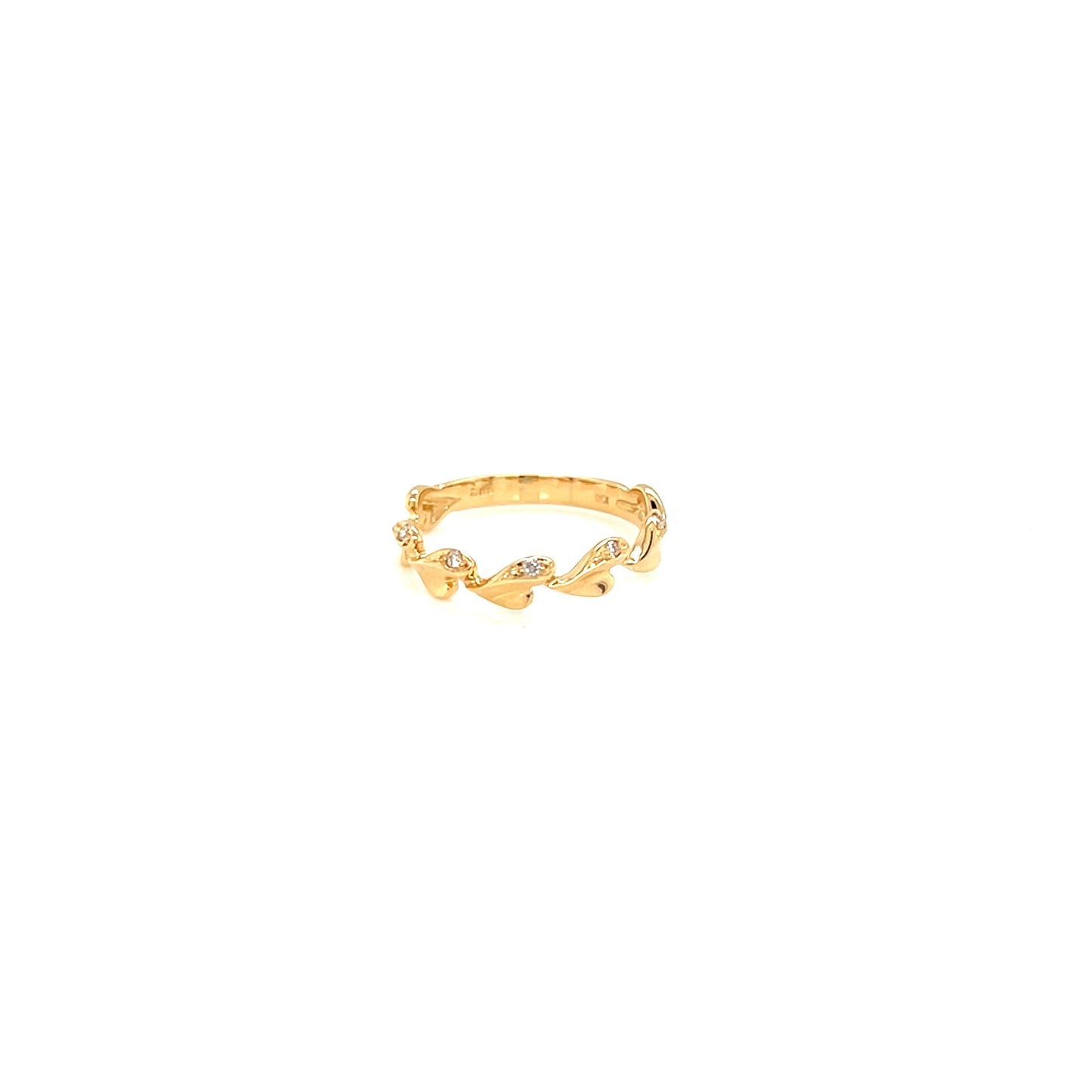 Pinky Loveleaf Ring 0.02ct