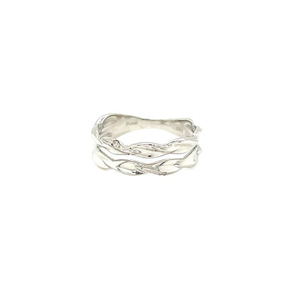 white gold on a white background