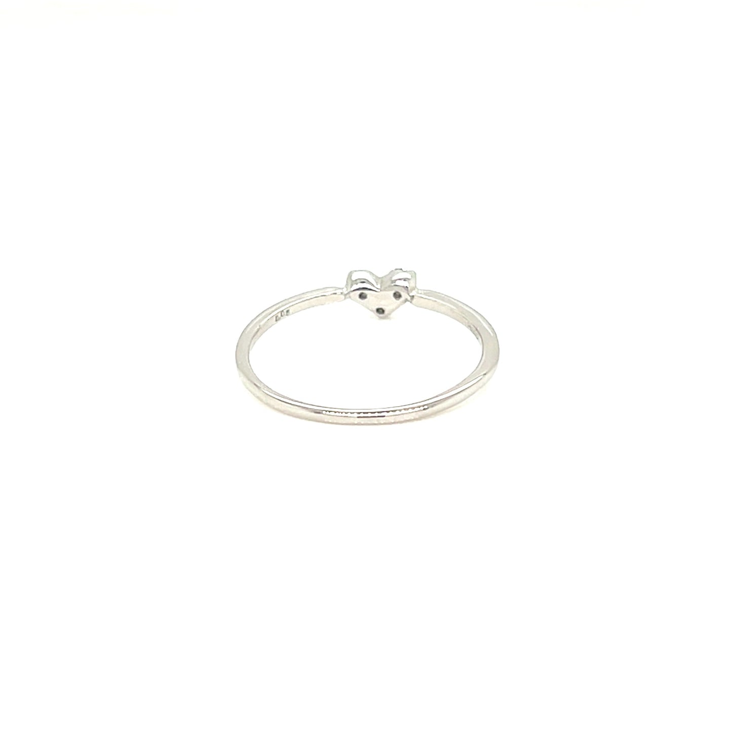 Pinky 3 Dia Heart N Ring 0.05ct