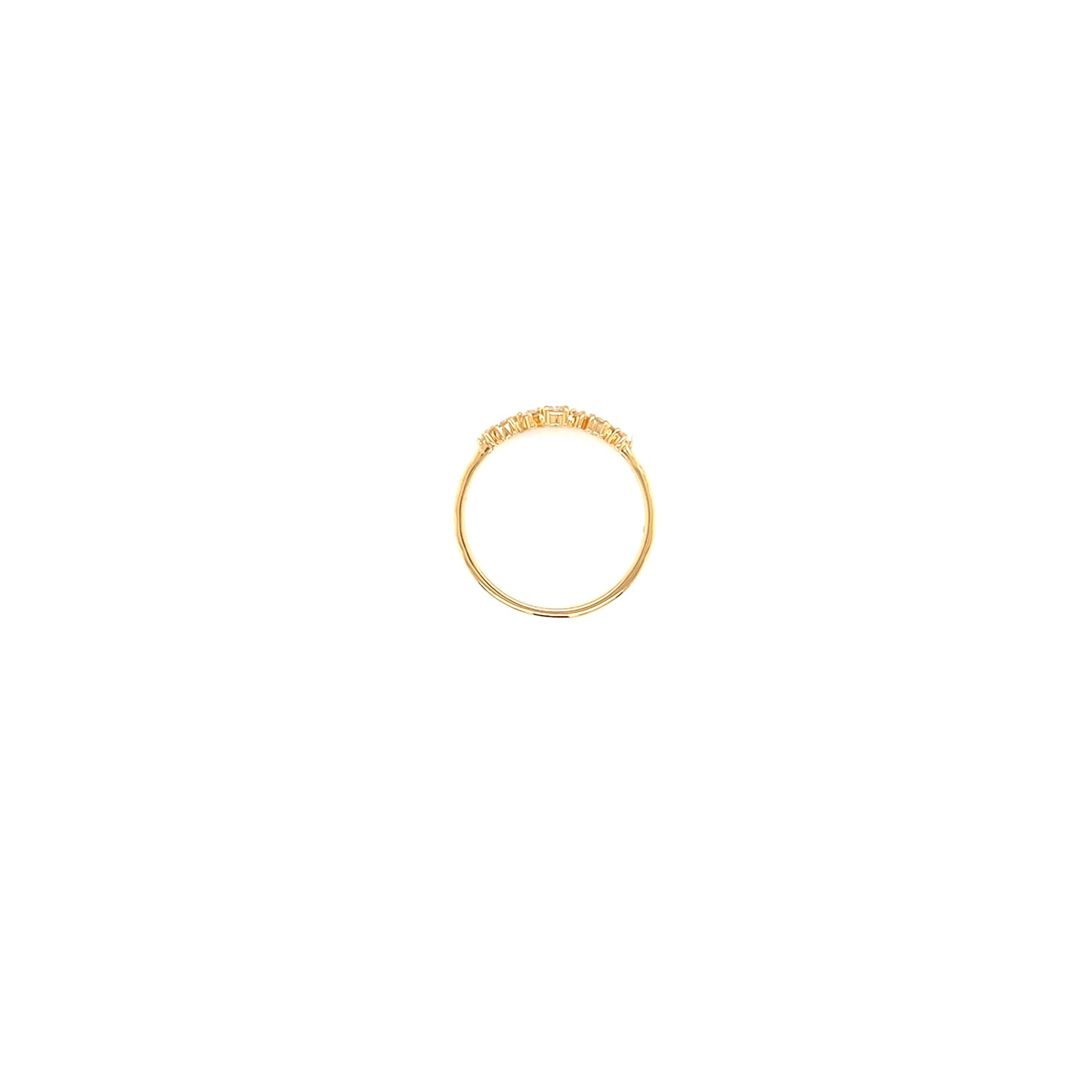 Twist Half Eternity Ring 0.15ct