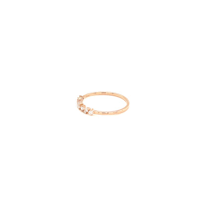 Twist Half Eternity Ring 0.15ct