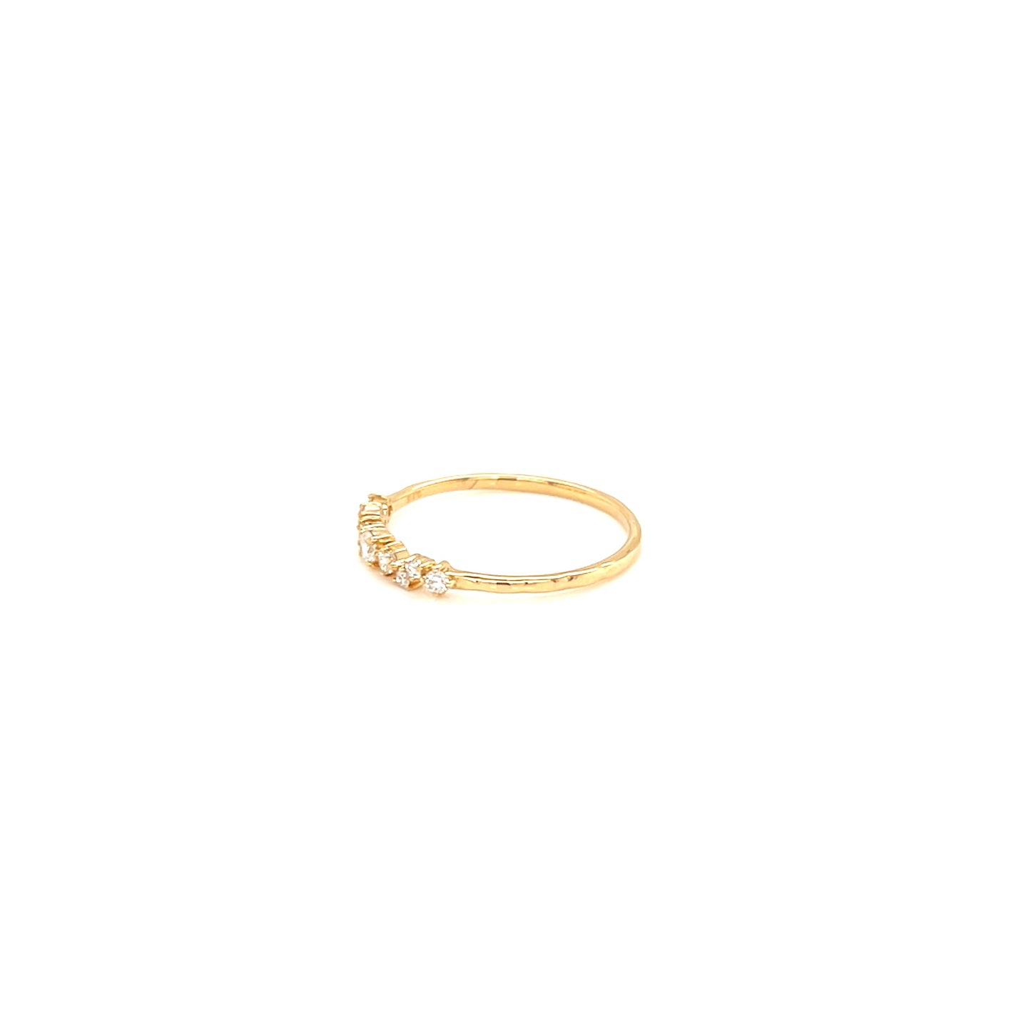 Twist Half Eternity Ring 0.15ct