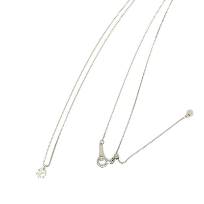 Single Dia Necklace 0.2ct Box S
