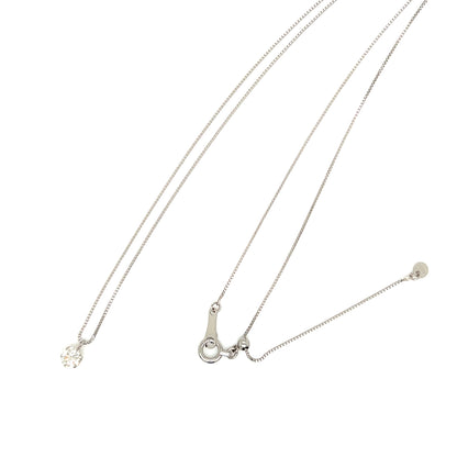 Single Dia Necklace 0.2ct Box S