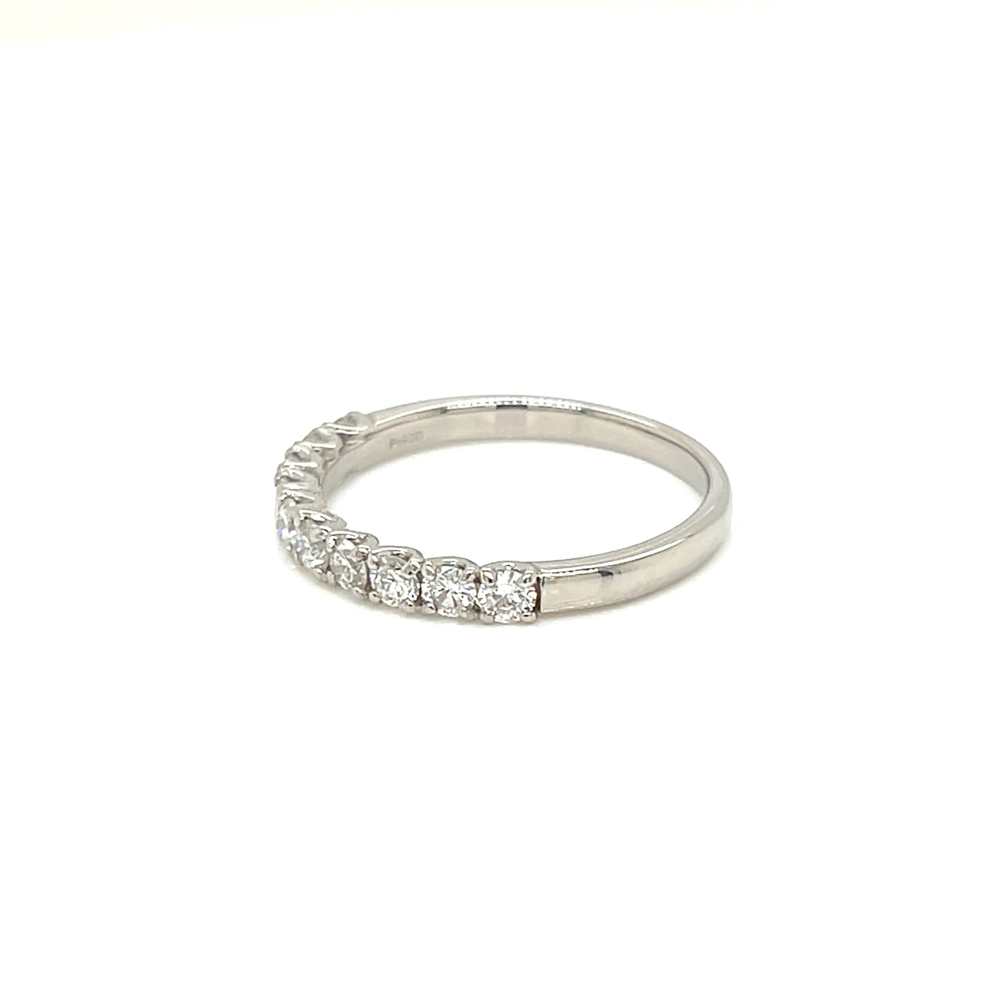 10 Dia Half Eternity Ring 0.5ct