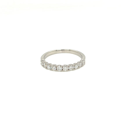 10 Dia Half Eternity Ring 0.5ct