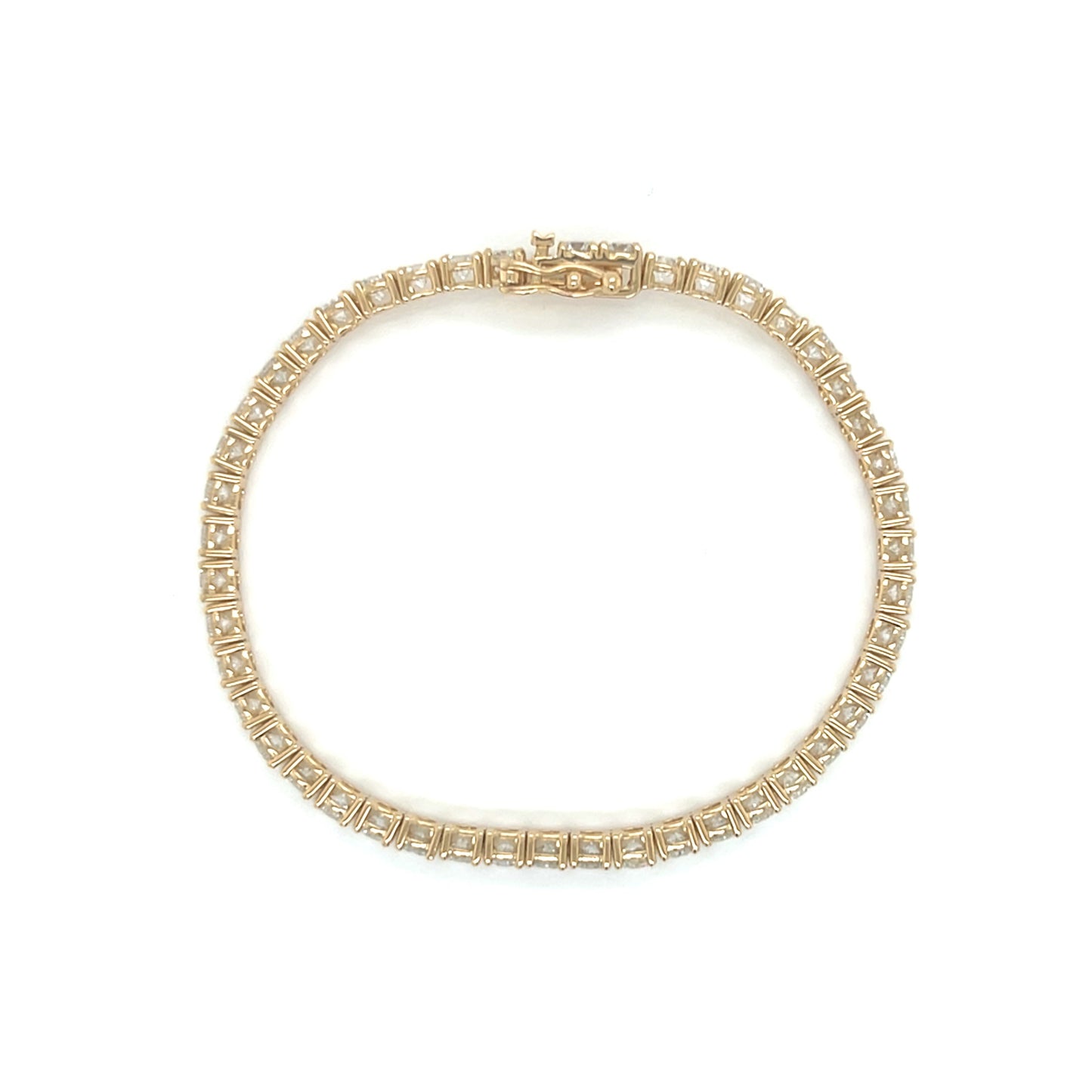 Tennis Bracelet Square Setting 5ct