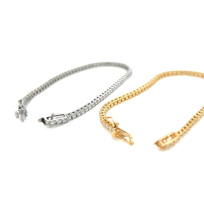 Tennis Bracelet Square setting 3ct