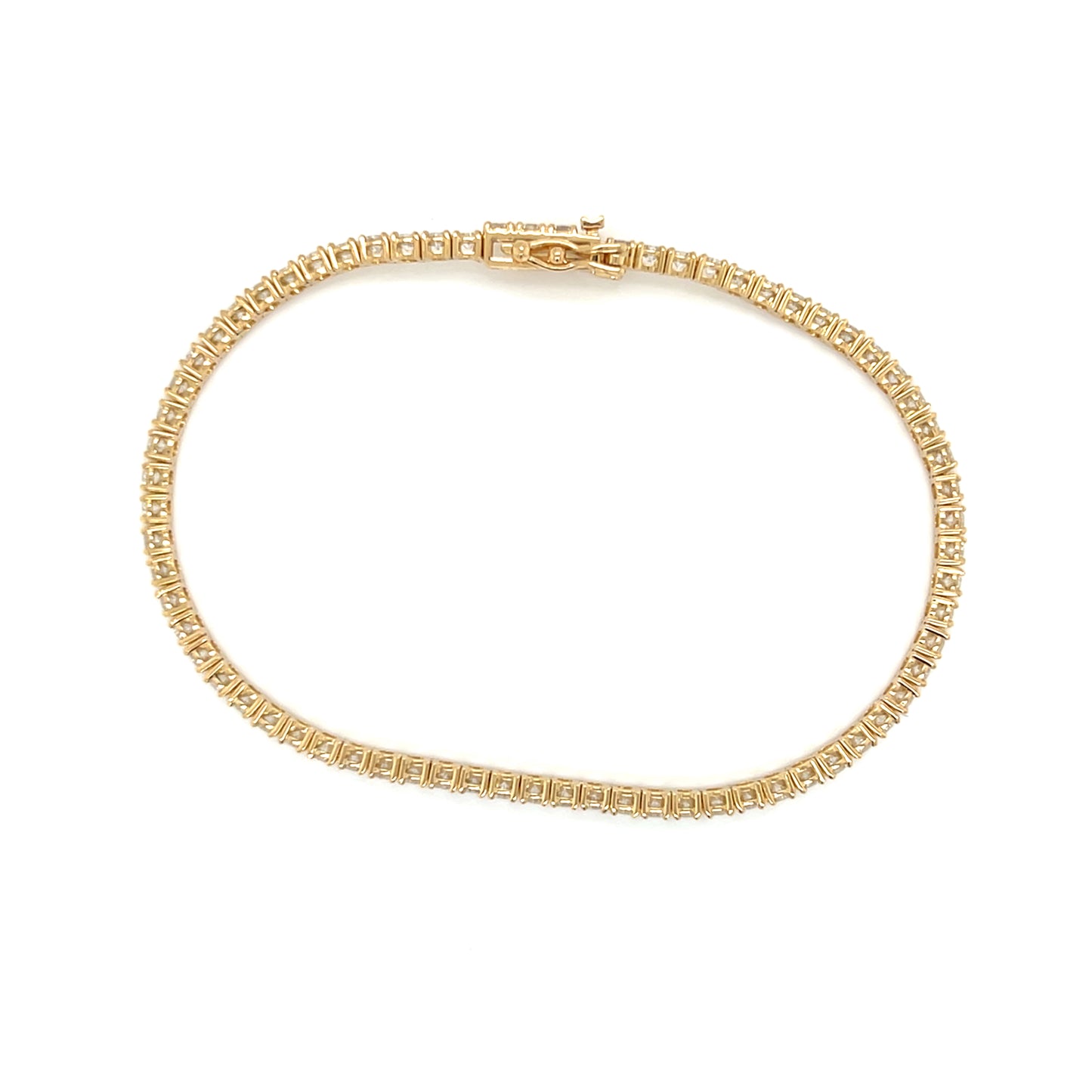 Tennis Bracelet Square setting 3ct