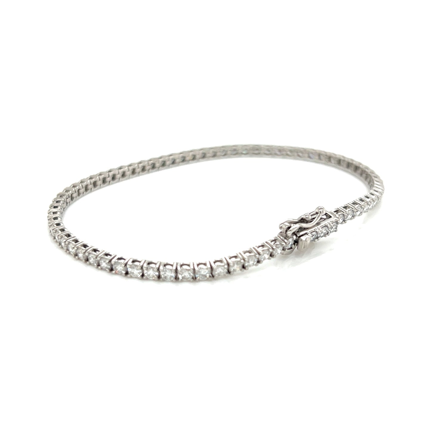 Tennis Bracelet Square setting 3ct