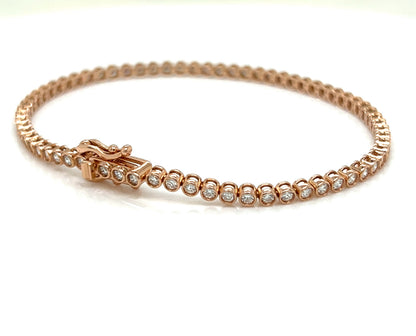 Bezel Tennis Bracelet 1.5ct