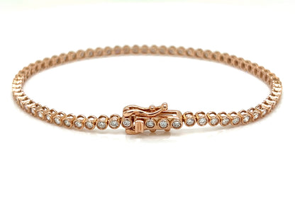 Bezel Tennis Bracelet 1.5ct