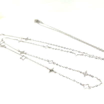 Gold Long Star Necklace