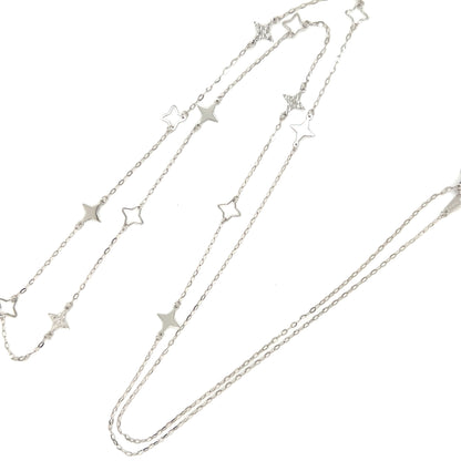 Gold Long Star Necklace