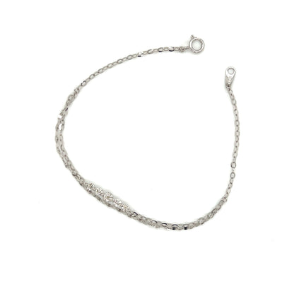 Gradual Row Bracelet 0.27ct