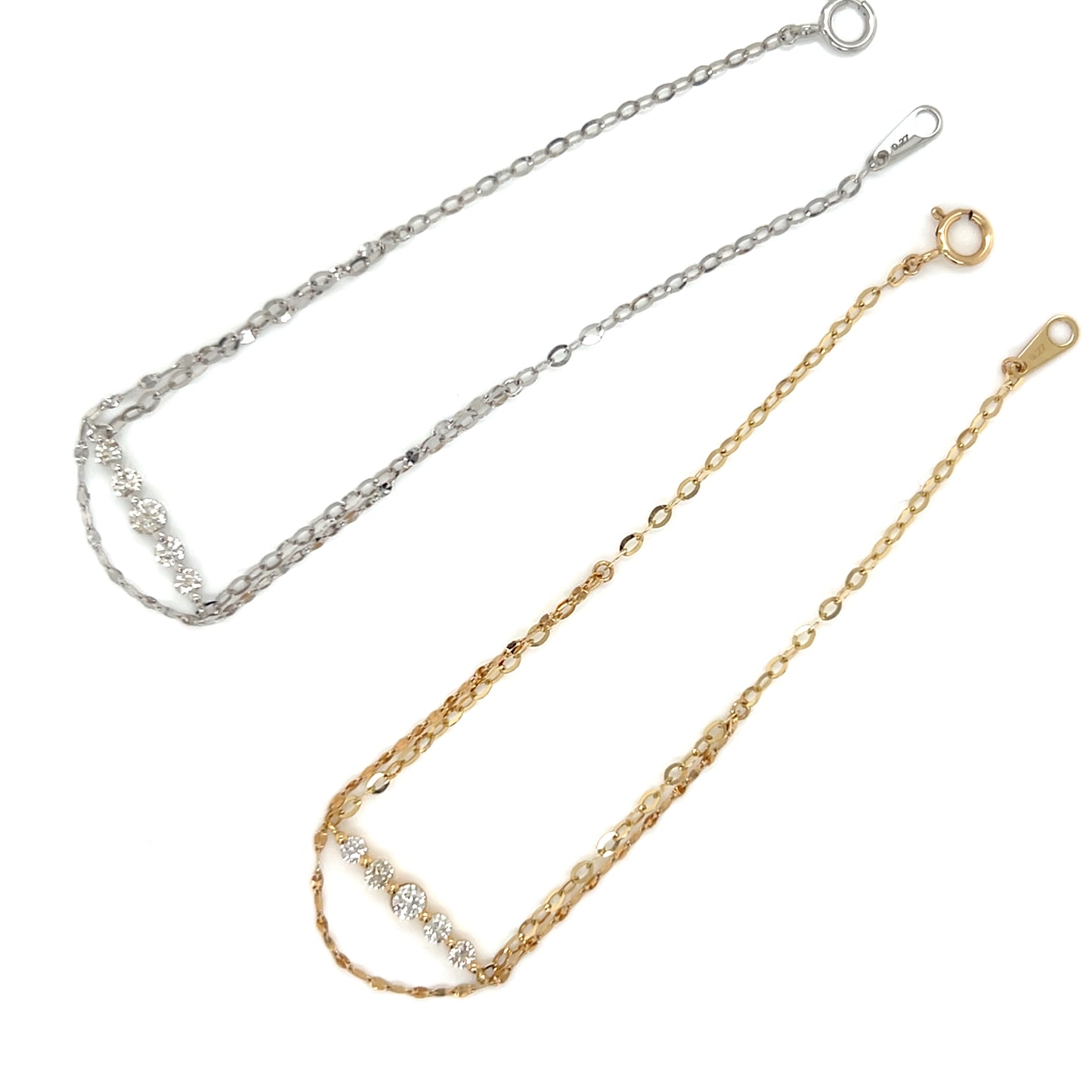 Gradual Row Bracelet 0.27ct