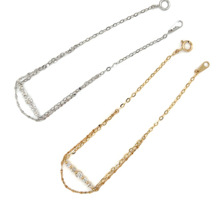 Gradual Row Bracelet 0.27ct