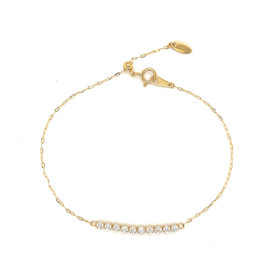 10 Dia Bracelet 0.35ct
