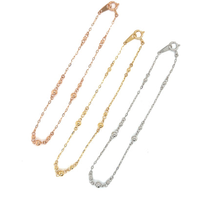 Gold Gradual Ball Bracelet