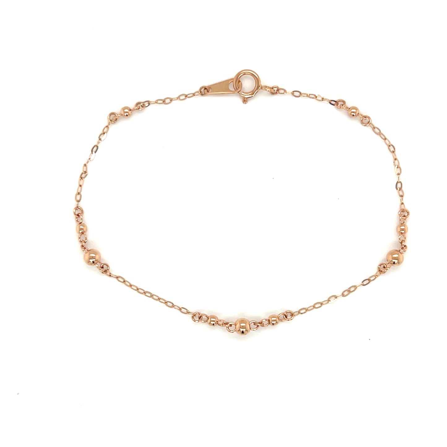 Gold Gradual Ball Bracelet