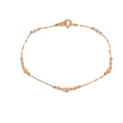 Gold Gradual Ball Bracelet