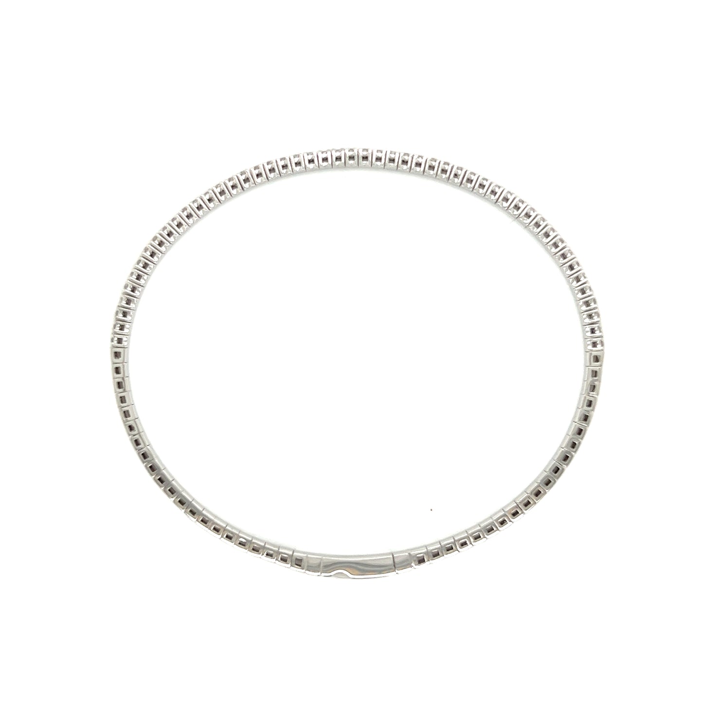 Diamond Spring Bangle 1ct