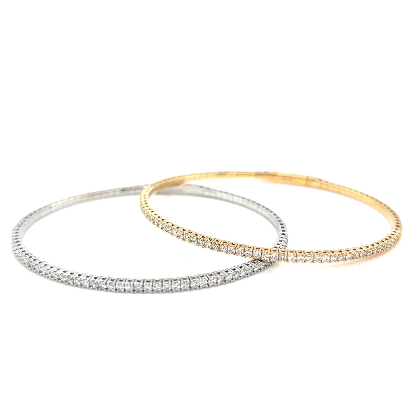 Diamond Spring Bangle 1ct