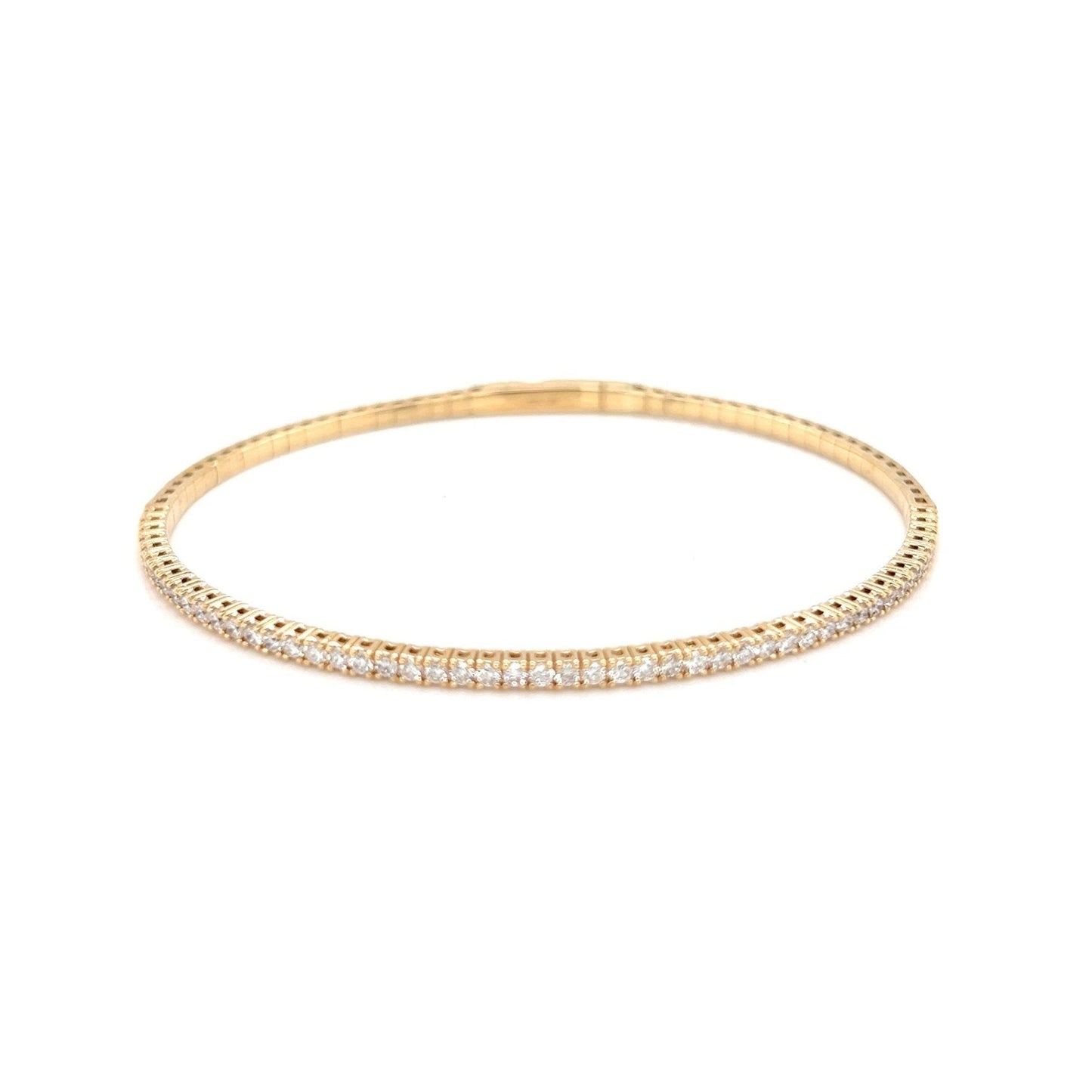 Diamond Spring Bangle 1ct