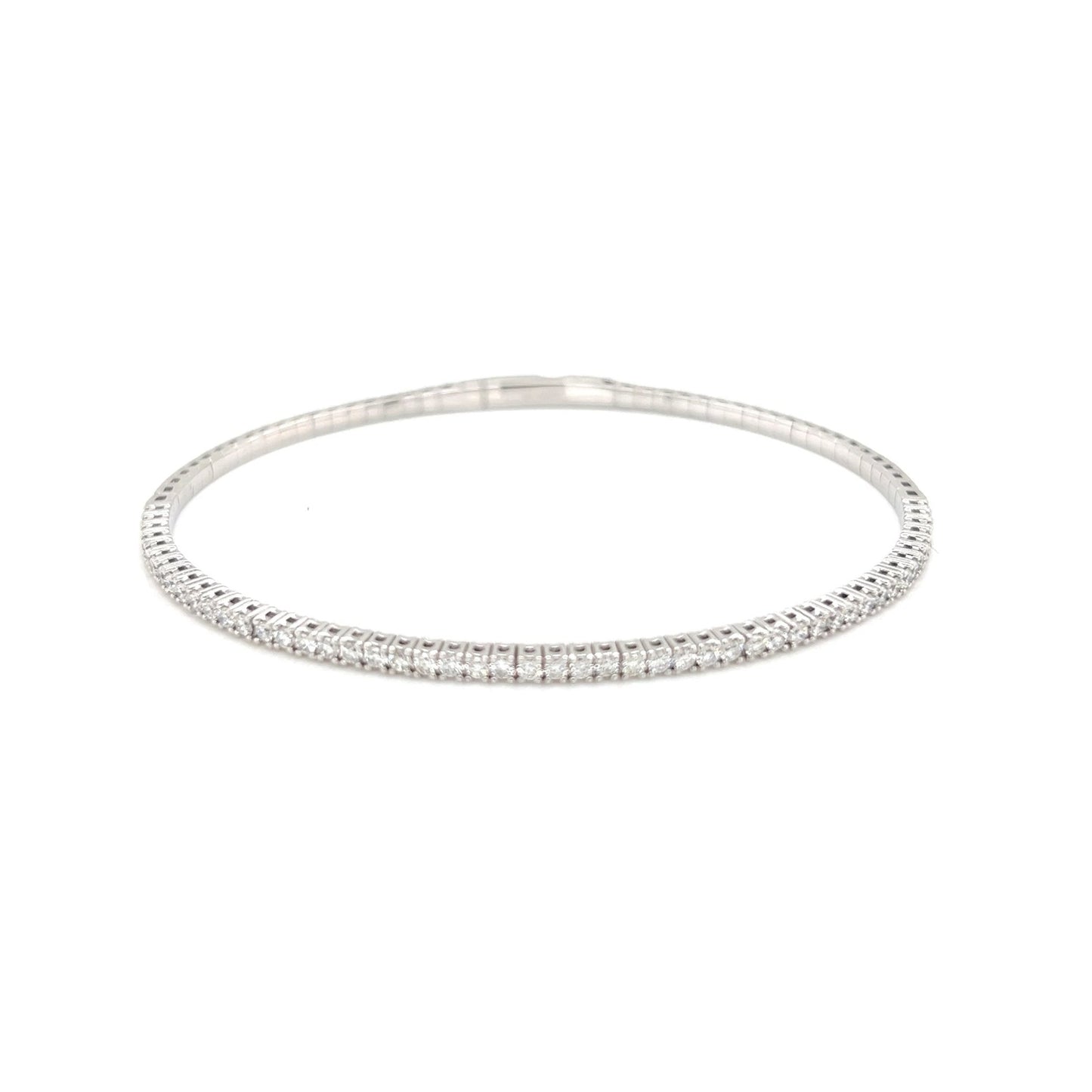 Diamond Spring Bangle 1ct