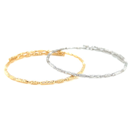 Plain Gold Flexi Bangle S
