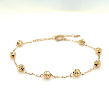 Gold Ball Bracelet