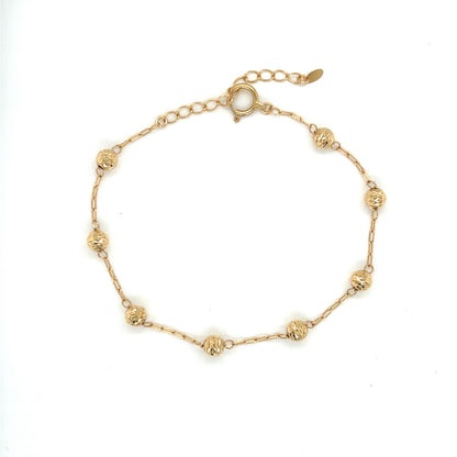 Gold Ball Bracelet