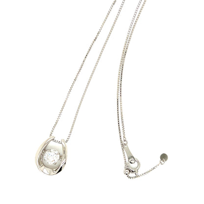 CGL Dancing Stone Horseshoe Necklace 0.7ct