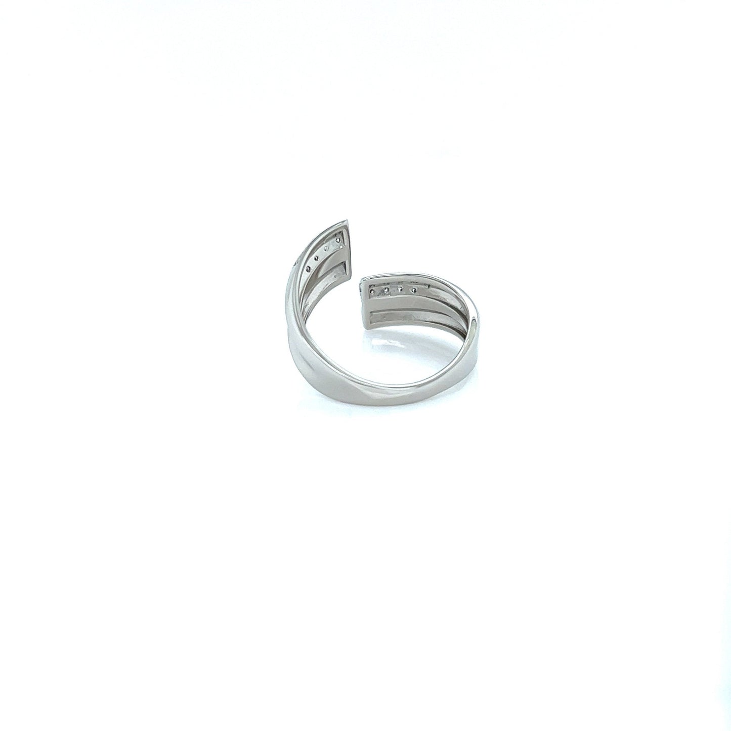 Adjustable Wave ring 0.2ct - JMW Jewelry Wholesale