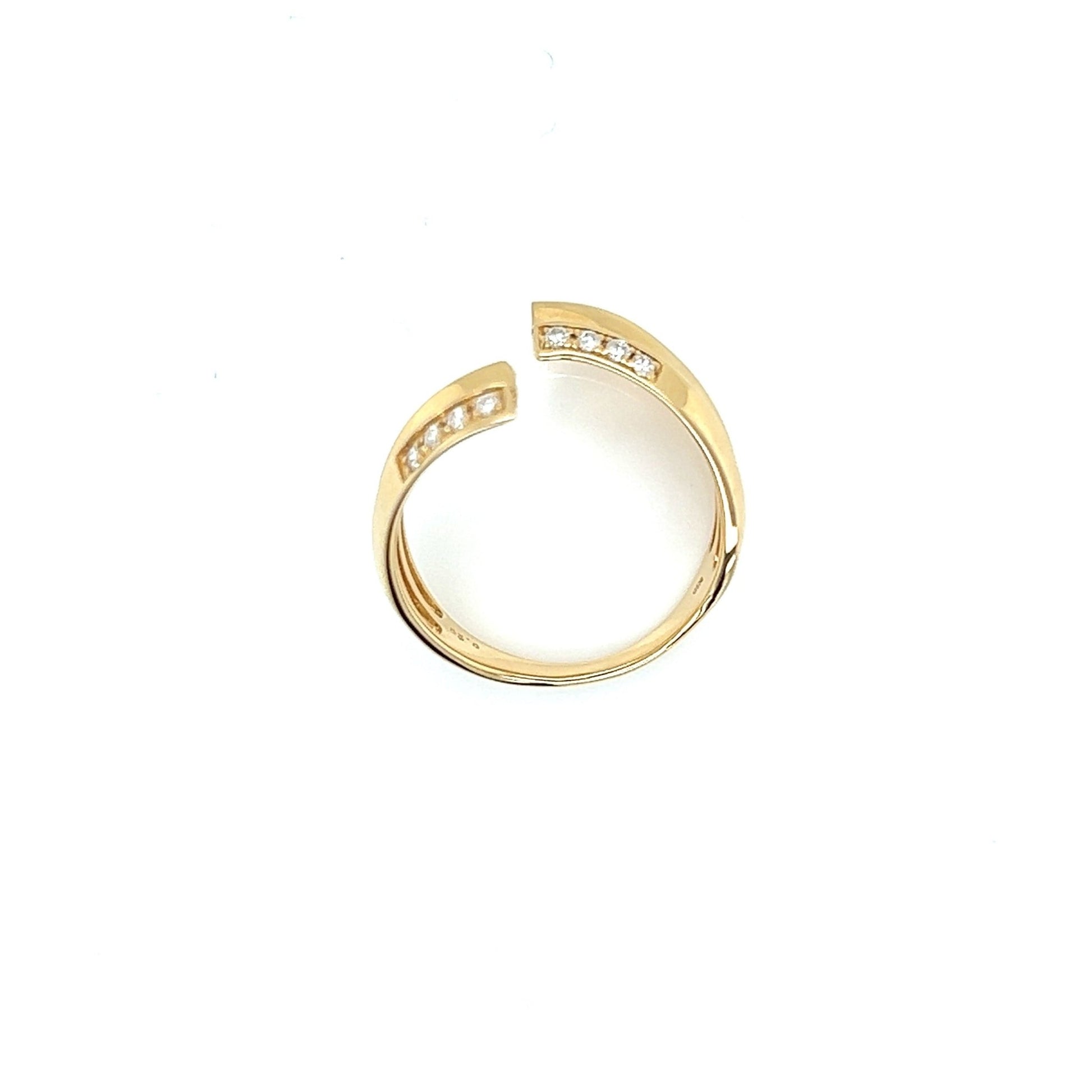 Adjustable Wave ring 0.2ct - JMW Jewelry Wholesale