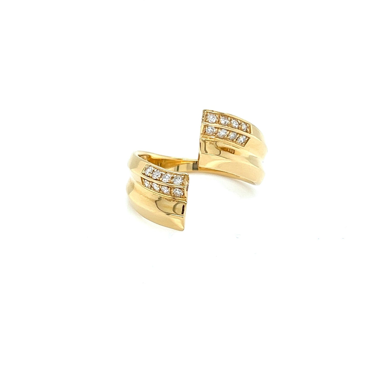 Adjustable Wave ring 0.2ct - JMW Jewelry Wholesale