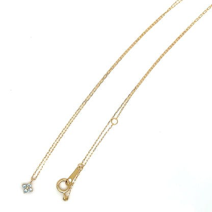 Aquamarine Clover Necklace - JMW Jewelry Wholesale