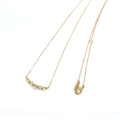 Arc Smile Necklace 0.07ct - JMW Jewelry Wholesale